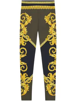 Versace: Чёрные легинсы  La Coupe des Dieux