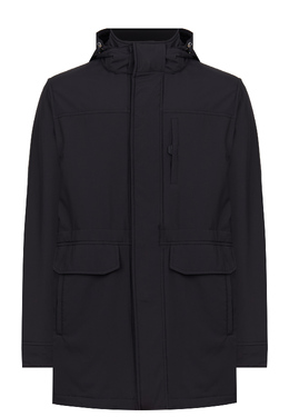 BRIONI: Чёрный пуховик 
