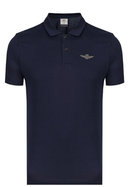AERONAUTICA MILITARE: Синяя футболка 
