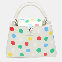 Louis Vuitton: Белая сумка на руку 