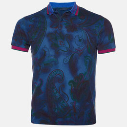 Etro: Синее поло 