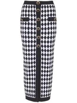 Balmain: Трикотажная юбка 