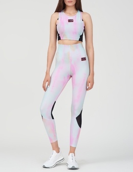 EA7 EMPORIO ARMANI: Многоцветные легинсы 