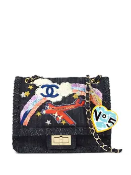 CHANEL Pre-Owned: Синяя сумка 