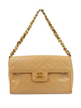CHANEL Pre-Owned: Бежевая сумка 