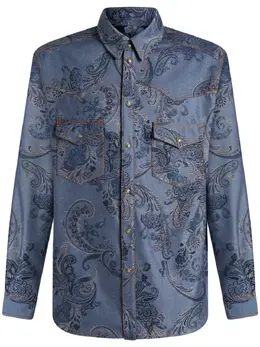 ETRO: Джинсовая рубашка 