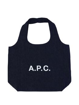 A.P.C.: Синяя сумка-шоппер  Ninon