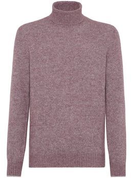 Brunello Cucinelli: Бордовый свитер 
