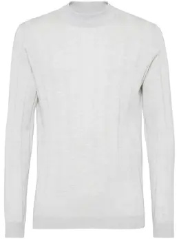 Brunello Cucinelli: Белый свитер 