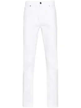 7 For All Mankind: Белые джинсы  Slimmy