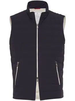 Brunello Cucinelli: Стёганый жилет 