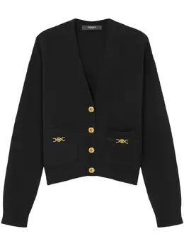 Versace: Кардиган  Medusa с v-образным вырезом