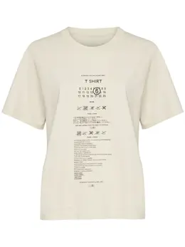 MM6 Maison Margiela: Футболка с принтом 