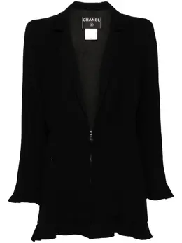 CHANEL Pre-Owned: Чёрная куртка 