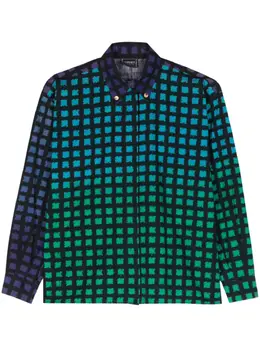 Versace Pre-Owned: Рубашка с геометрическим принтом 