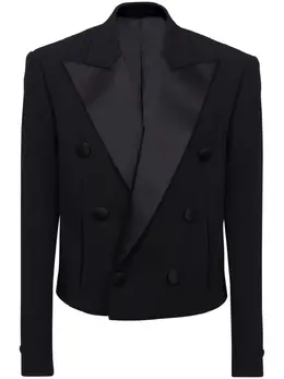 Balmain: Атласные пиджаки 