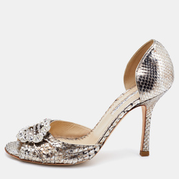 Oscar de la Renta: Серебристые туфли 
