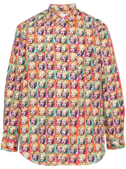 Comme Des Garçons Shirt: Рубашка с принтом 