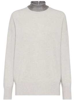 Brunello Cucinelli: Кашемировый свитер  Monili