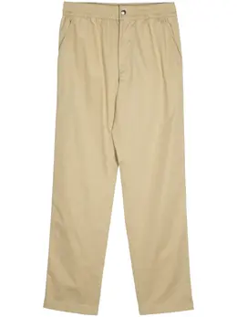 Maison Kitsuné: Бежевые брюки 