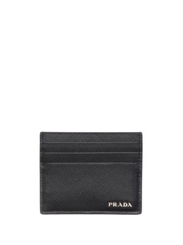 Prada: Чёрный картхолдер 