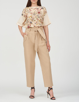 WEEKEND MAX MARA: Бежеві брюки 