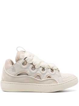 Lanvin: Бежевые кроссовки  Curb