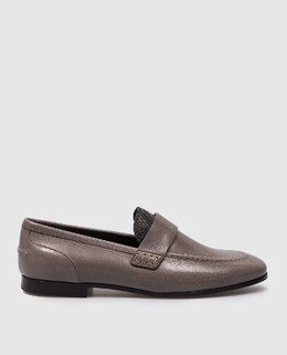 Brunello Cucinelli: Сірі лофери 