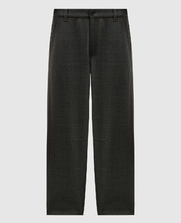 Brunello Cucinelli: Серые брюки 