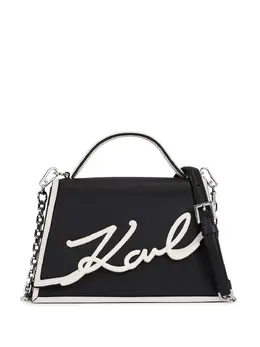 Karl Lagerfeld: Чёрная сумка на руку  Signature