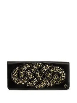 CHANEL Pre-Owned: Чёрный клатч 