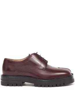 Maison Margiela: Красные лоферы  Tabi