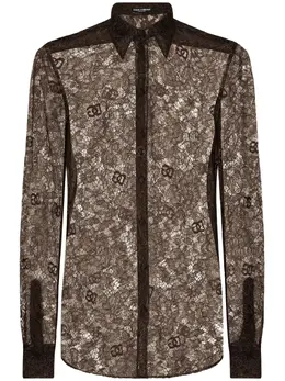 Dolce & Gabbana: Кружевная рубашка  Chantilly