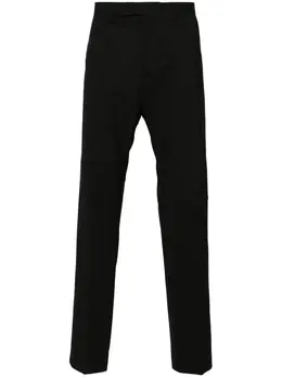 MM6 Maison Margiela: Чёрные брюки 