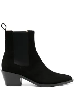 Gianvito Rossi: Чёрные ботинки 
