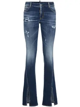Dsquared2: Расклешённые джинсы 