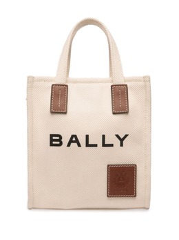 Bally: Белая сумка-шоппер 