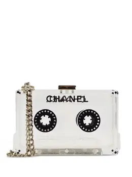 CHANEL Pre-Owned: Прозрачный клатч 