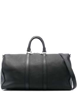Louis Vuitton Pre-Owned: Чёрная дорожная сумка 