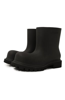 Balenciaga: Чёрные сапоги 