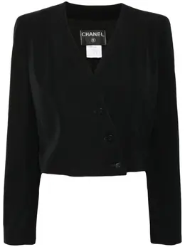 CHANEL Pre-Owned: Куртка без воротника 