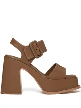 Stella McCartney: Коричневые сандалии  Skyla