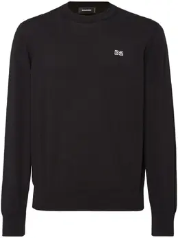 Dsquared2: Чёрный свитер  D2