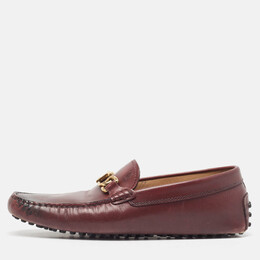 Salvatore Ferragamo: Бордовые мокасины 
