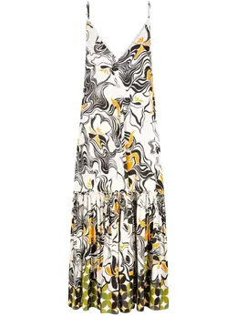 DRIES VAN NOTEN: Платье с оборками 
