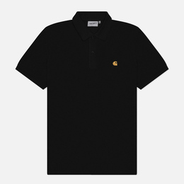 Carhartt WIP: Чёрное поло  Chase