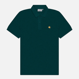 Carhartt WIP: Зелёное поло  Chase