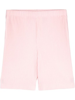 Homme Plissé Issey Miyake: Светлые шорты 