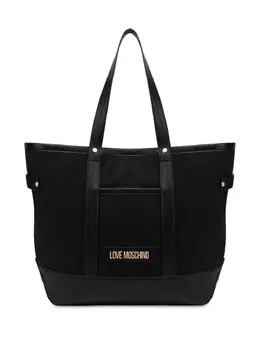 Love Moschino: Чёрная сумка-шоппер 