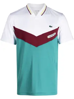 Lacoste: Белое поло 